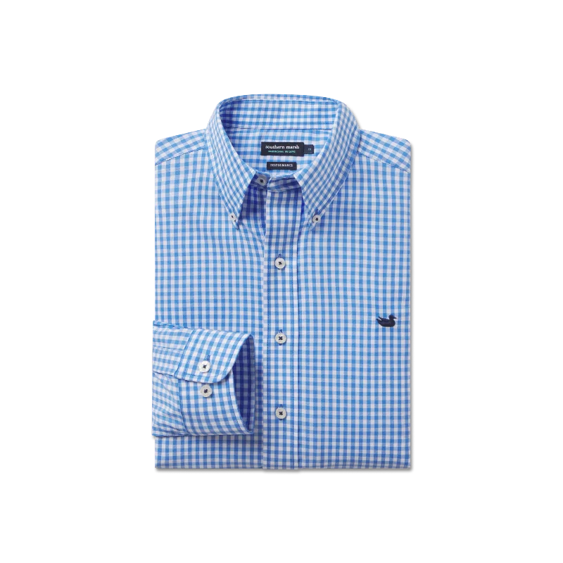 Youth Brentwood Gingham Performance Dress Shirt