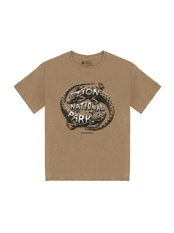 Zion 90's Lizard Tee - Brown