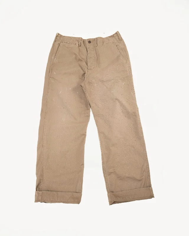 1201-24B - M-42 HBT Trousers - O.D. Hand Vintaged