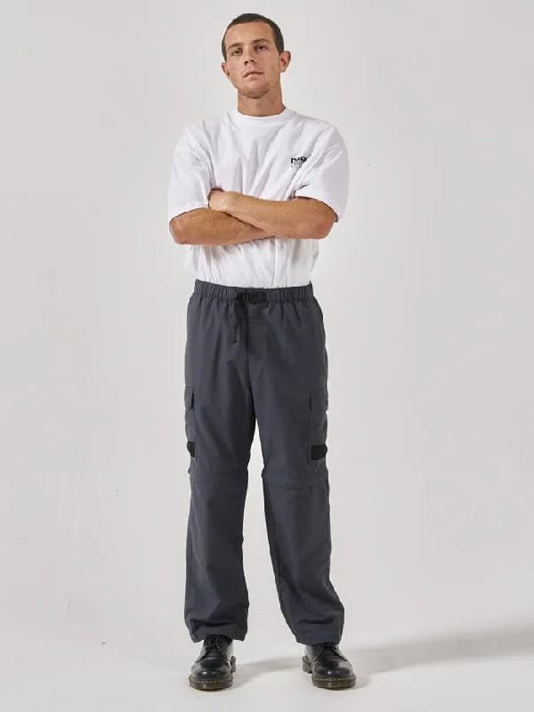 Big Slacker High Standards Zip Off Cargo Pant - Ebony