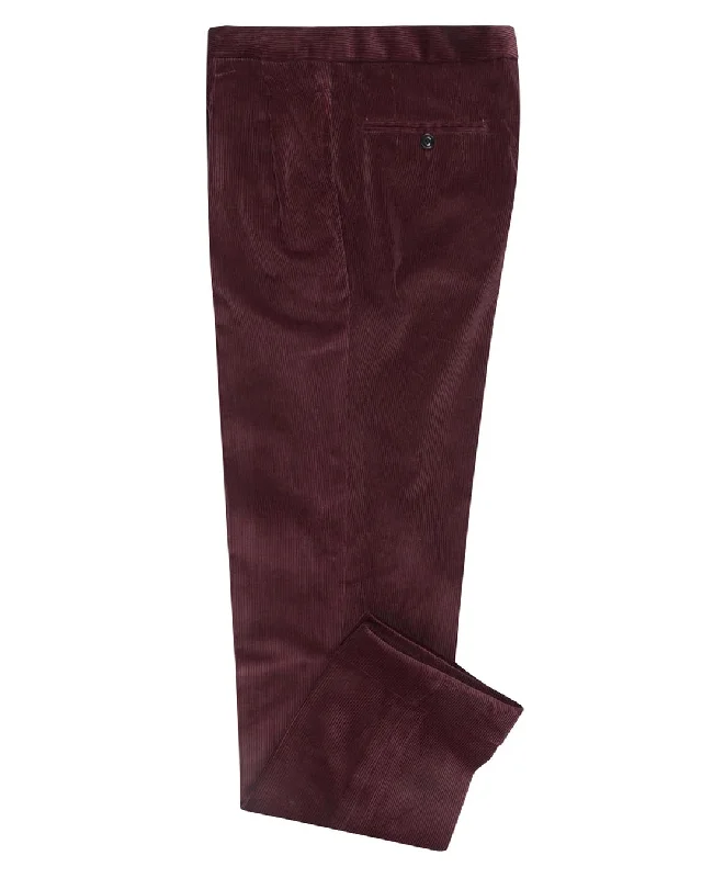 Brisbane Moss Maroon Corduroy