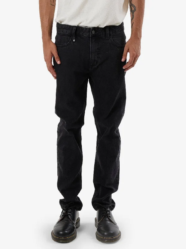 Bones Denim Jean - Aged Black