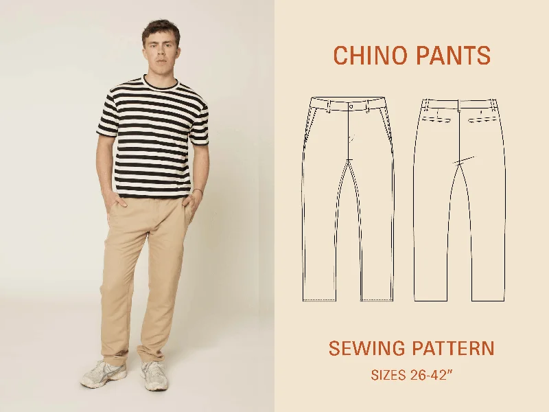 Chino pants sewing pattern