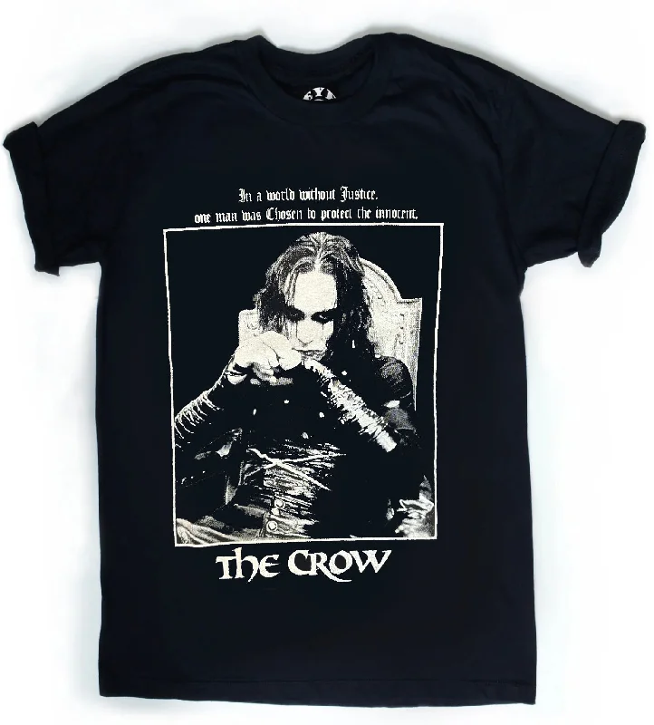 The Crow T-Shirt (Unisex) (Black and white)