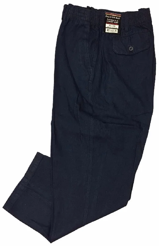 Falcon Bay Men's Full Elastic Casual Denim Pant