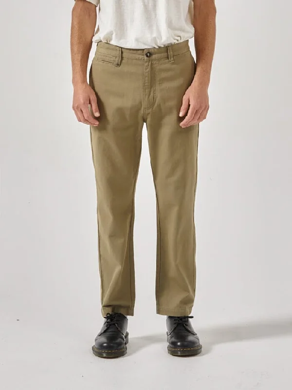 Minimal Thrills Work Chino - Aloe