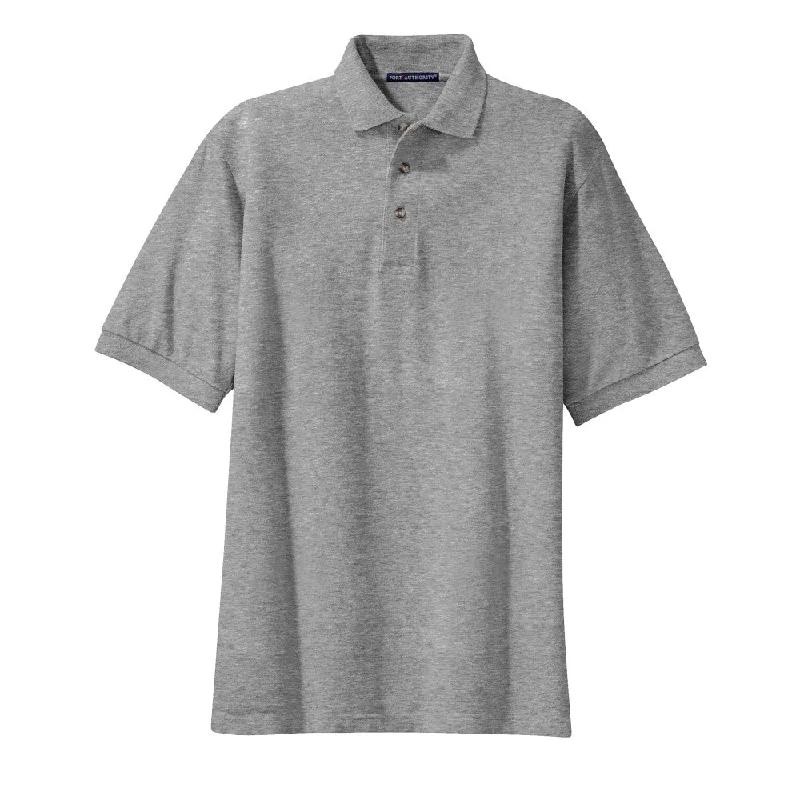 #Port Authority Heavyweight Cotton Pique Polo