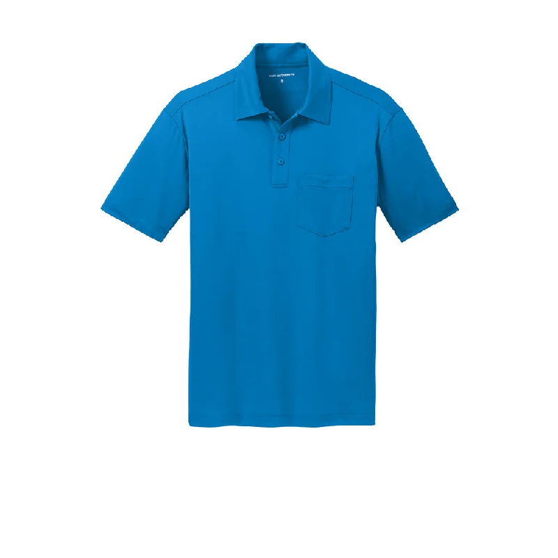 #Port Authority Silk Touch  Performance Pocket Polo