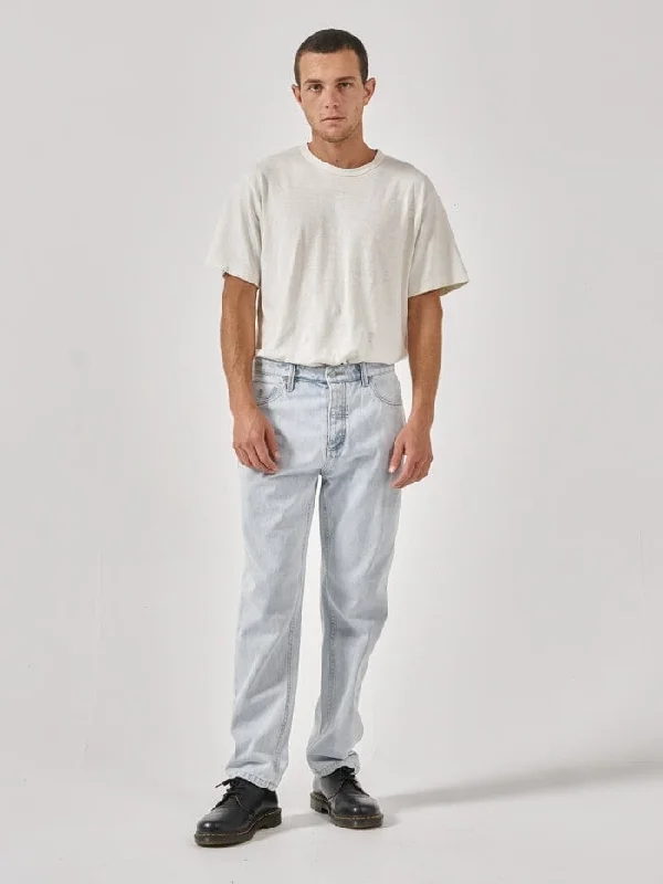 Straight Line Denim Jean - Faded Dust Blue