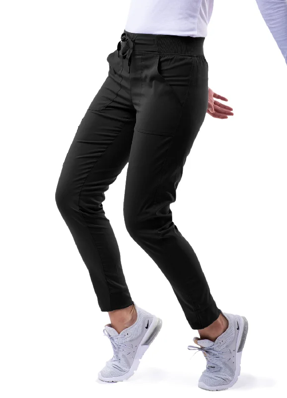 ADAR Women's Stylish Jogger Scrub Pants