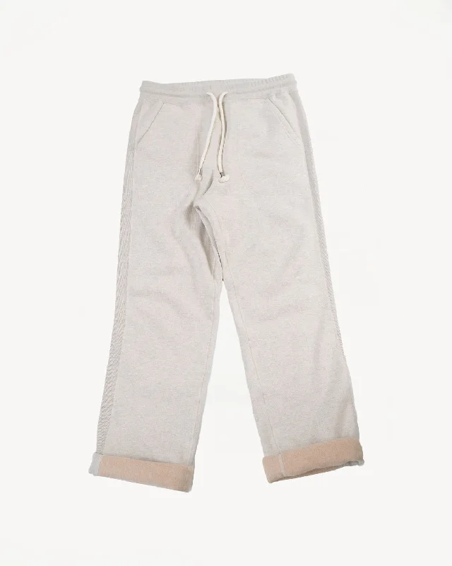 Sweatpants Fleeced Foxfibre® - Oatmeal