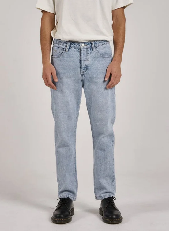 Unchopped Denim Jean - Ash Blue